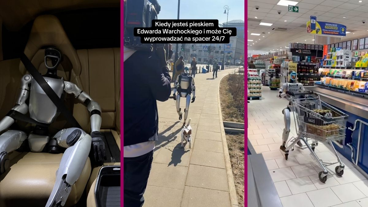 Ktoś kupił robota w cenie auta i zaczepia ludzi. Nowy bohater polskiego TikToka
