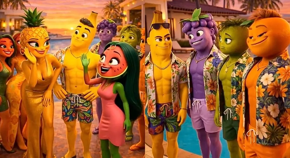 Banan i truskawka robią furorę w sieci. Twoje dziecko na to patrzy