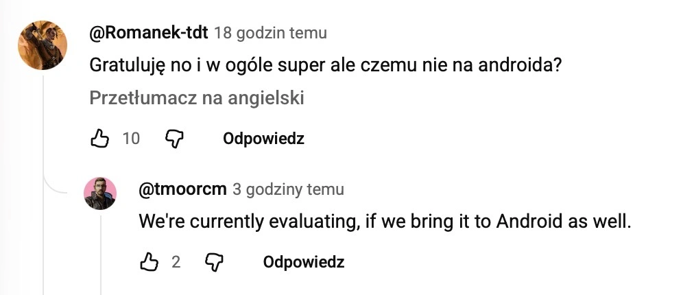 Gothic Classic - czy będzie wersja na Androida? 