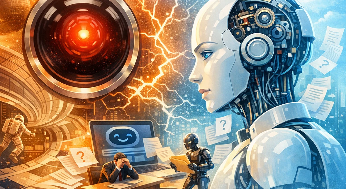 Image for Odtworzył horror Odysei Kosmicznej z prawdziwym AI. Genialna praca Polaka