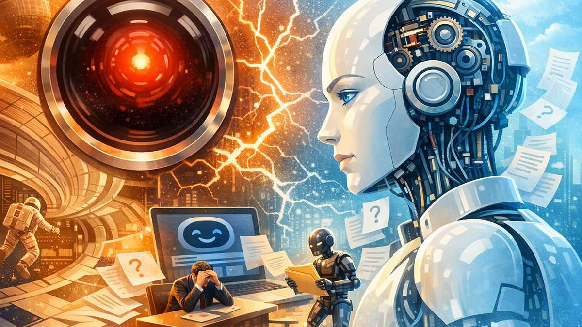 Odtworzył horror Odysei Kosmicznej z prawdziwym AI. Genialna praca Polaka