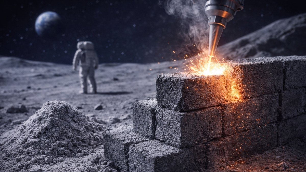 Zmienią pył księżycowy w beton. Posłuży do budowy kolonii