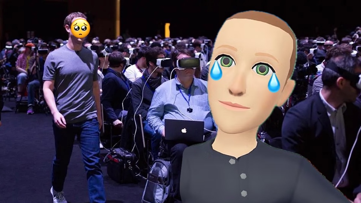 Zuckerberg grzebie metawersum. Historyczna wtopa ma jego rozpikselowaną twarz