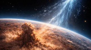 Burze pyłowe na Marsie wypychają wodę w kosmos