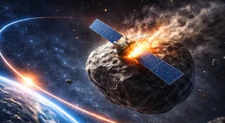 Mała sonda uderzyła w asteroidę. Orbita wokół Słońca naprawdę się zmieniła
