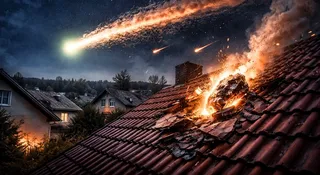 Odłamki z kosmosu spadły na domy w Niemczech