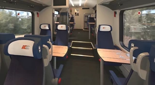 Hybryda PKP wygląda jak salon biznesowy