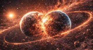 Podczerwień zdradziła gorący pył. Astronomowie ułożyli historię katastrofy