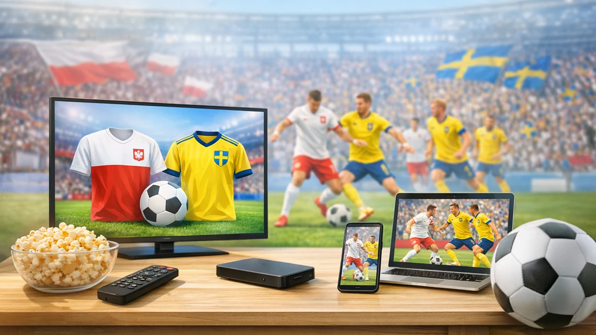 Mecz Polska - Szwecja online i za darmo w TVP. Tu jest transmisja