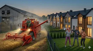 Kupno domu na wsi tylko z oświadczeniem. Musisz podpisać, że lubisz smród