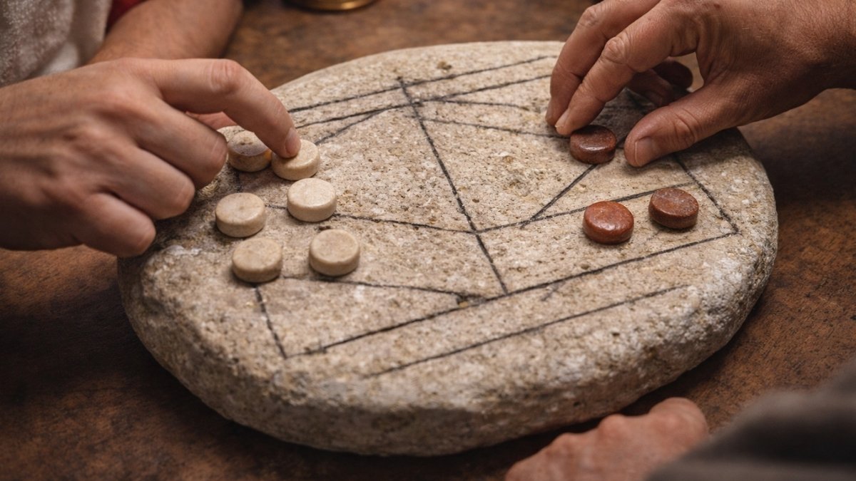 Wygląda na kamień z dziwnymi kreskami. Dopiero algorytm odkrył znaczenie