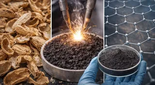 Odpad po orzeszkach zamienia się w grafen. Przełomowy pomysł z Australii