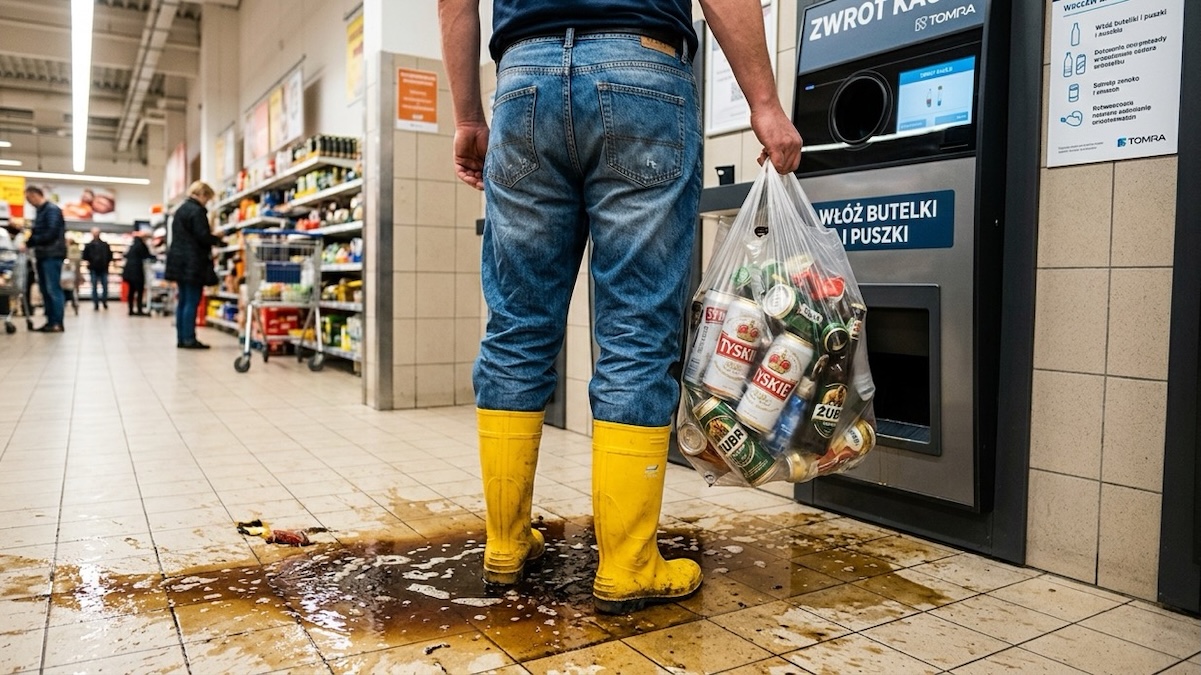 Oddaję puszki, zakładam kalosze. System kaucyjny taki piękny