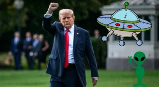UFO trump Kosmici