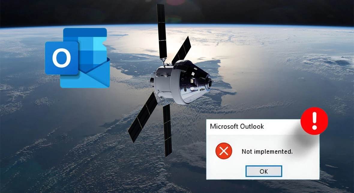 Image for Astronautom nie działa Outlook w drodze na Księżyc. Wstyd dla Microsoftu