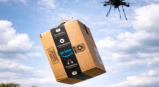 Dostawy zakupów dronami są brutalne