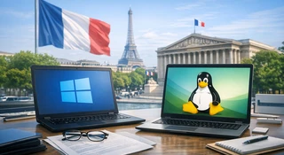 Europa Francja Microsoft Linux