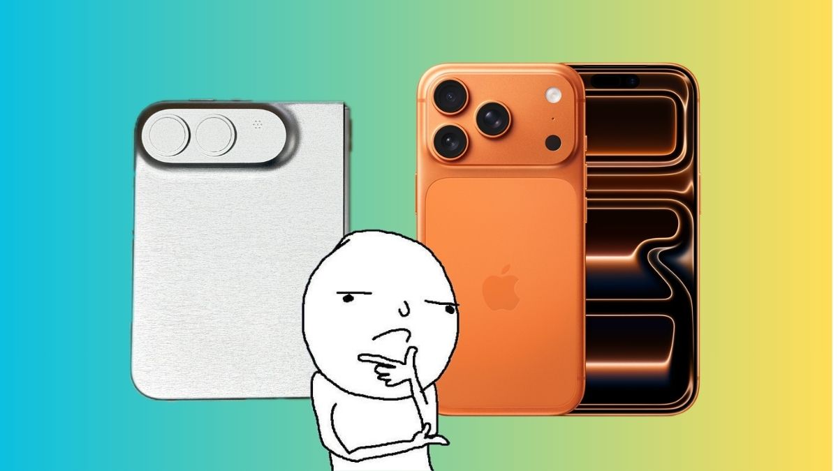 Postawili składanego iPhone’a obok zwykłego. Jest dziwnie