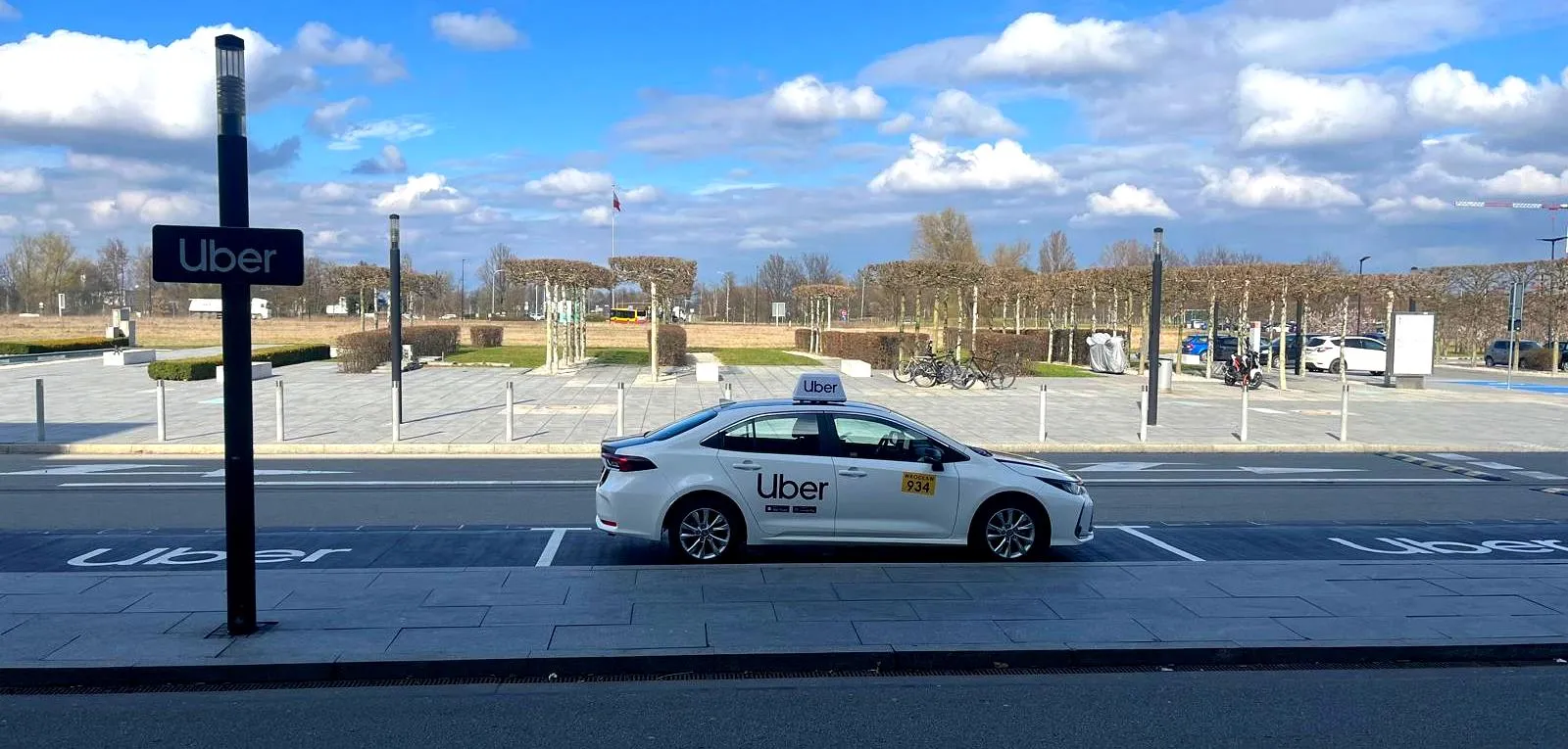 Strefa Uber, lotnisko Wrocław 