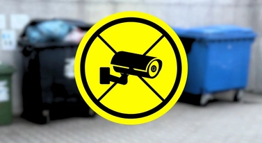 Kamery przy śmietnikach znikną. Koniec z absurdalną inwigilacją