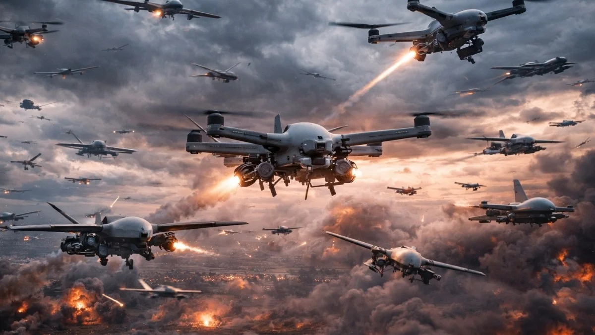 Przerażający plan Pentagonu. Niebo zaroi się od maszyn