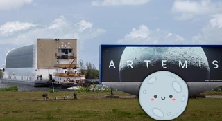 Artemis III nabiera kształtów. Rdzeń rakiety dotarł do Kennedy Space Center