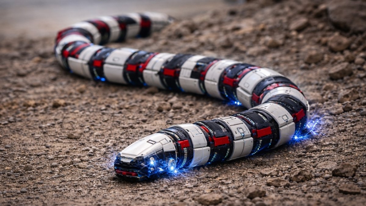 Stworzyli mechaniczną żmiję. Samodzielnie uczy się, jak cię uratować