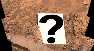 rybie łuski na Marsie