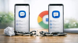 Samsung Wiadomości SMS-y Google