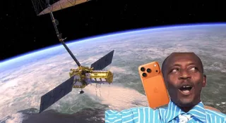 Smartfon satelita łączność