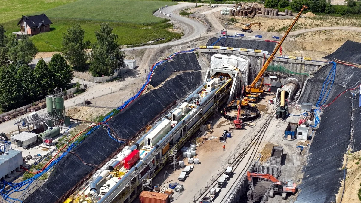 To będzie najdłuższy kolejowy tunel w Polsce. Czas na spektakularny krok