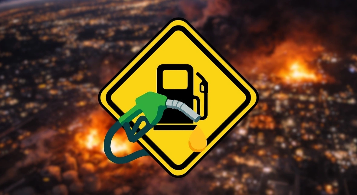 Image for Płoną wielkie rafinerie. Świat drży o dostawy