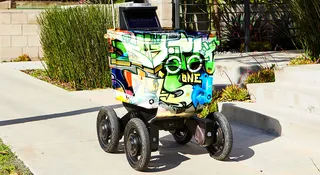 Roboty dostarczające jedzenie są ofiarami wandali