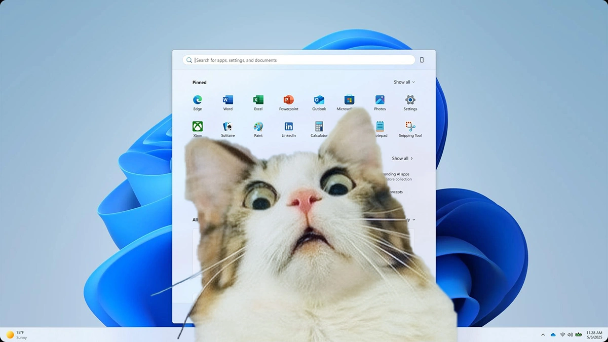 Windows 11 Start projekty