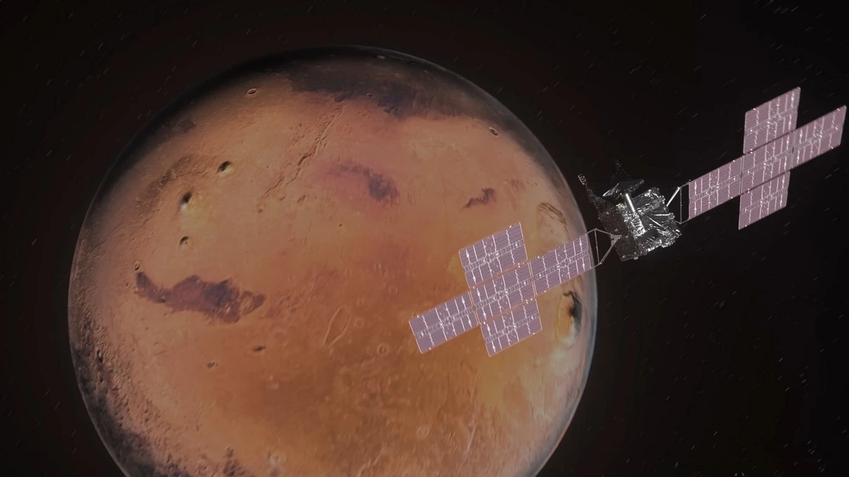 Sonda Psyche, która zmierza w kierunku planetoidy zbudowanej ze złota i platyny, minęła własnie Marsa. Należący do NASA statek kosmiczny wykorzystał asystę grawitacyjną planety i przesłał nowe, przepiekne zdjęcia Marsa.