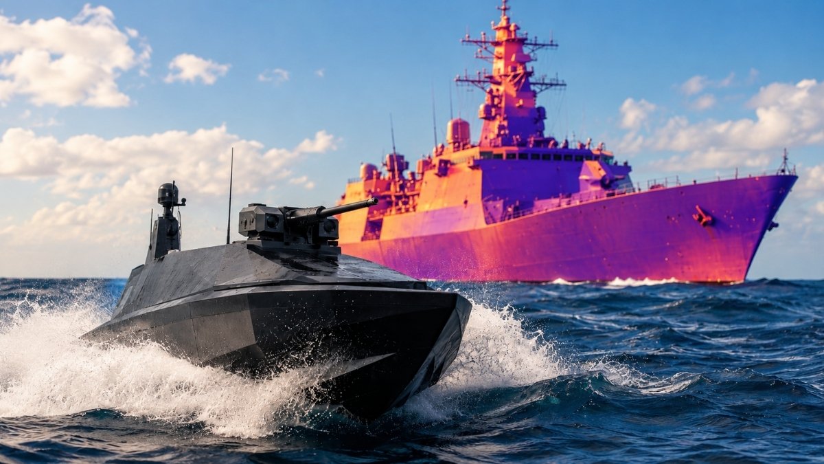 Koszmar na oceanach. Pływające roboty dostaną mocarną broń