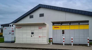 DHL liczba automatów paczkowych