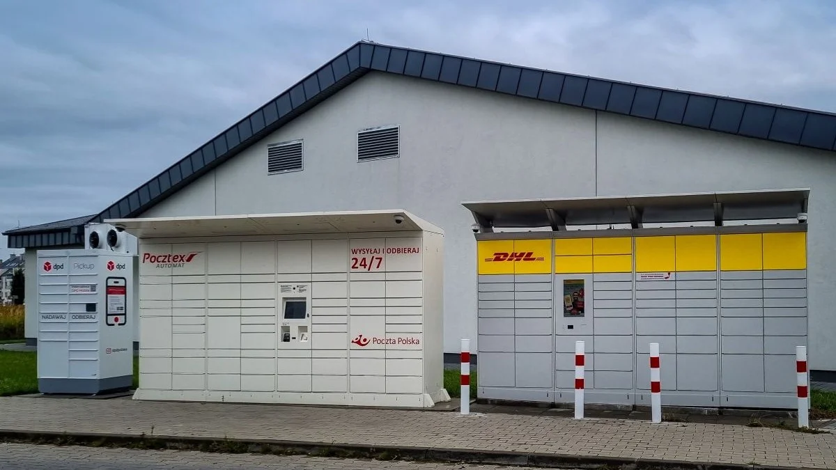 DHL liczba automatów paczkowych