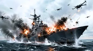 US Navy posłała fregatę na dno. Pomogły drony