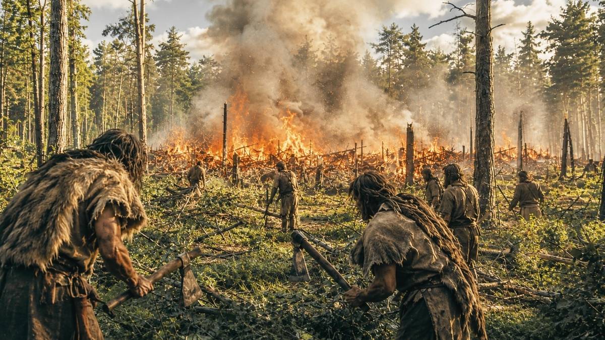 Polska płonęła 6 tys. lat temu. Winni byli rolnicy