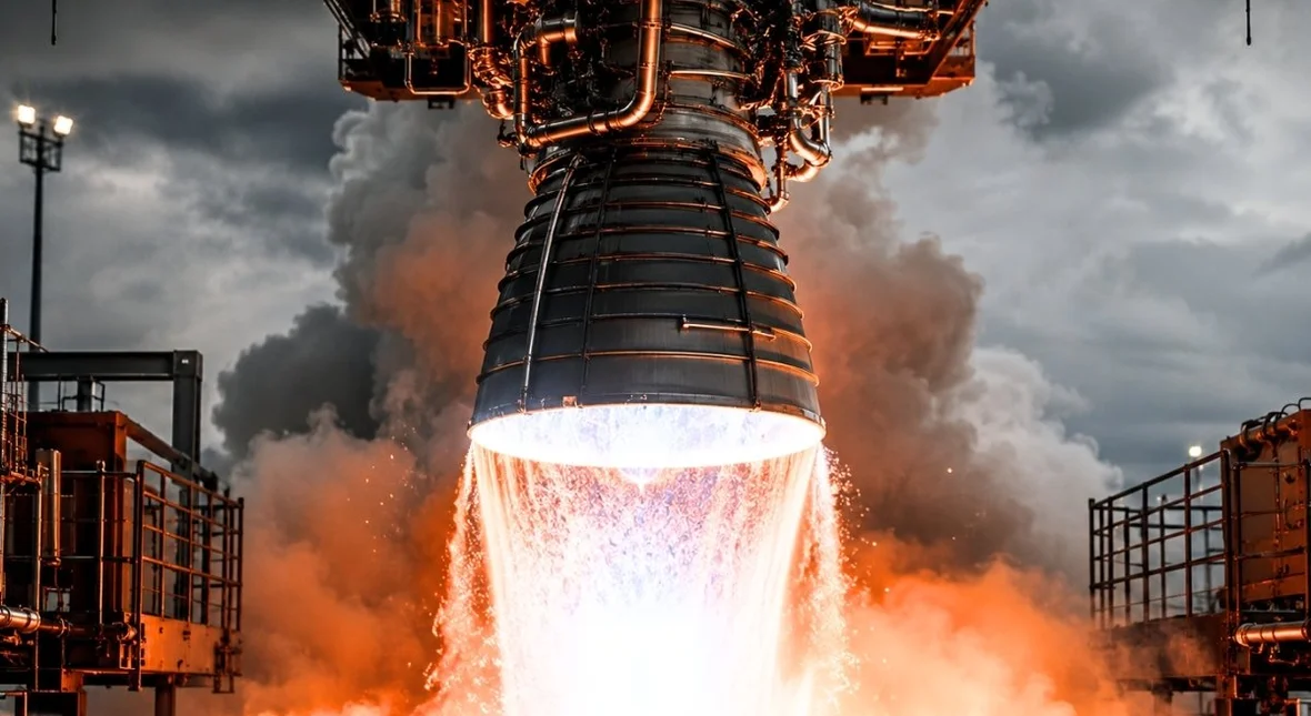 Image for Chiński silnik ryczał przez 1000 sekund. SpaceX ma problem