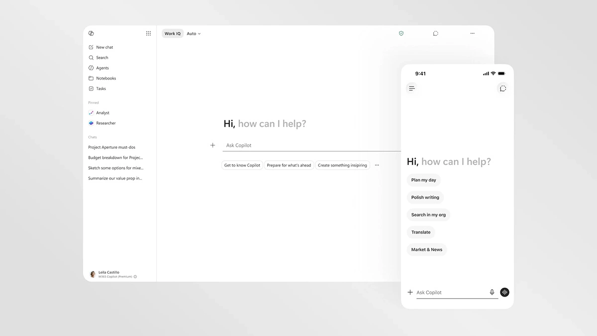 Microsoft 365 Copilot nowy wygląd 2026