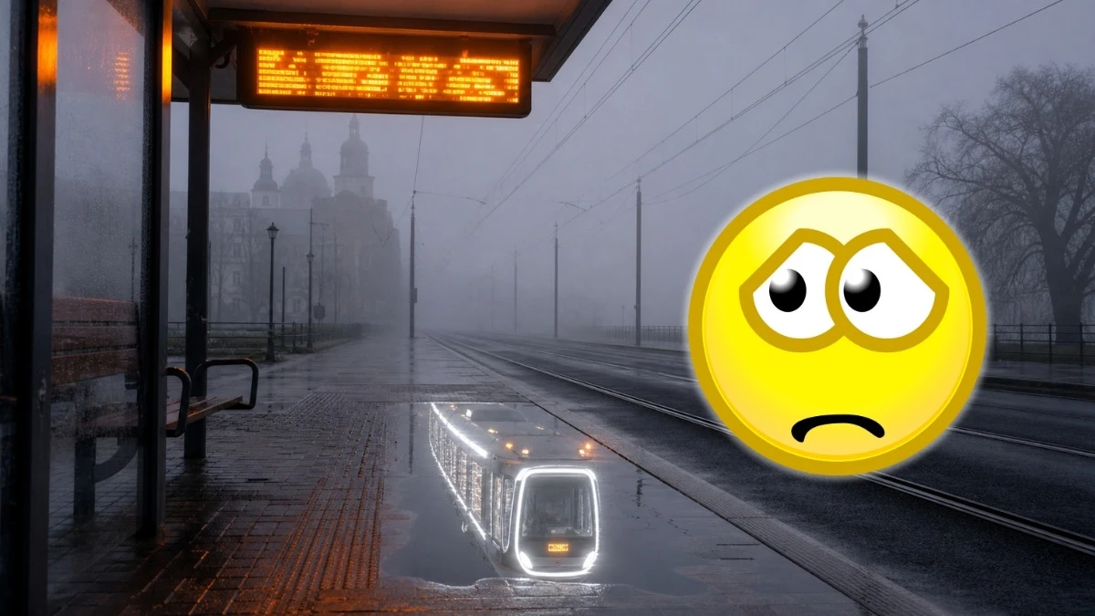 Kraków znowu mnie załatwił. W tym mieście autobusy po prostu znikają