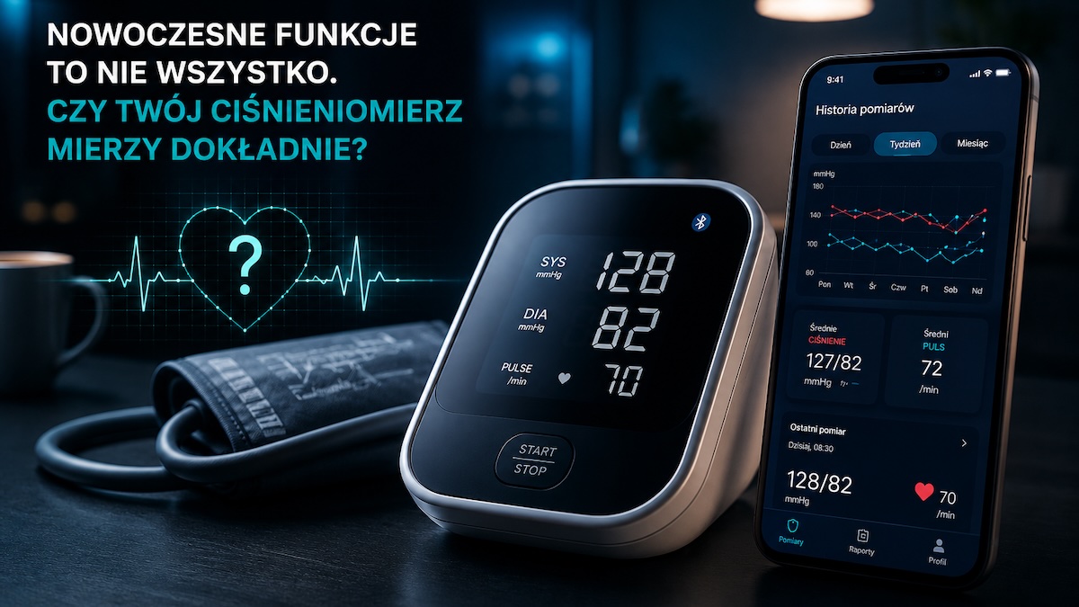 Twój ciśnieniomierz może mieć Bluetooth i aplikację. Ale najważniejszej funkcji możesz nie sprawdzić na pudełku