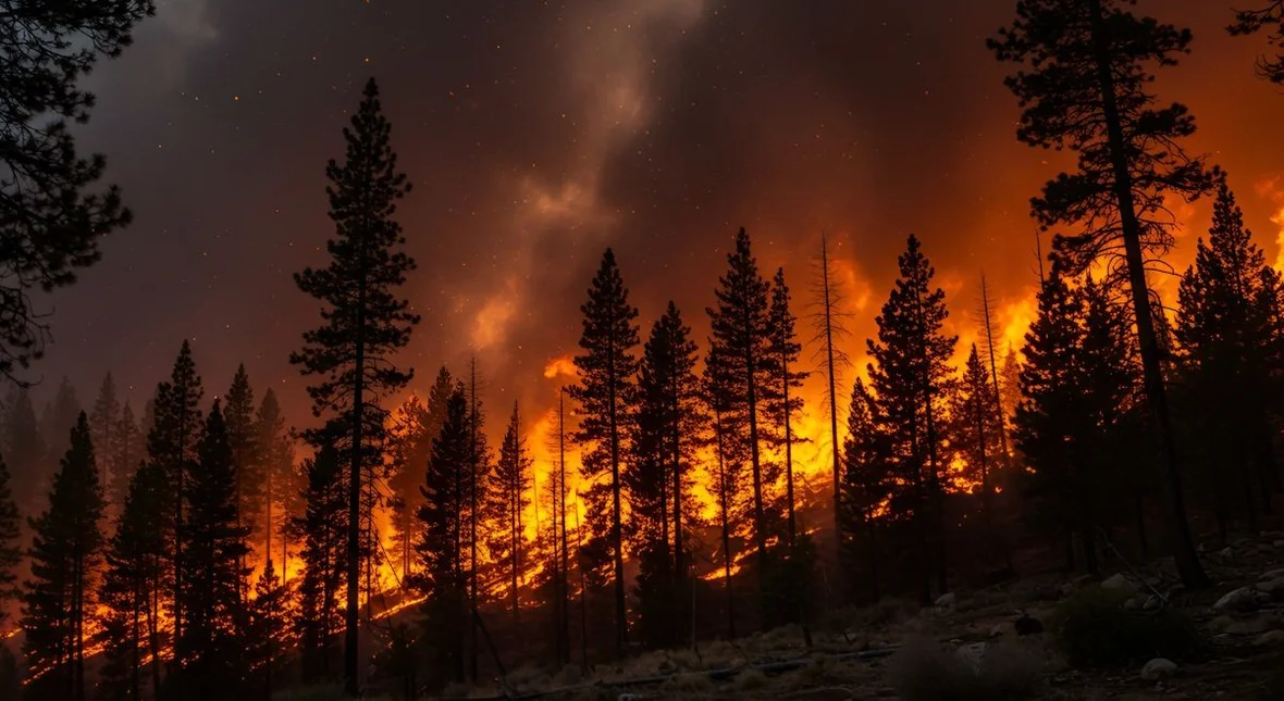 Image for Pożar pożera Puszczę Solską. Samolot gaśniczy spadł podczas akcji