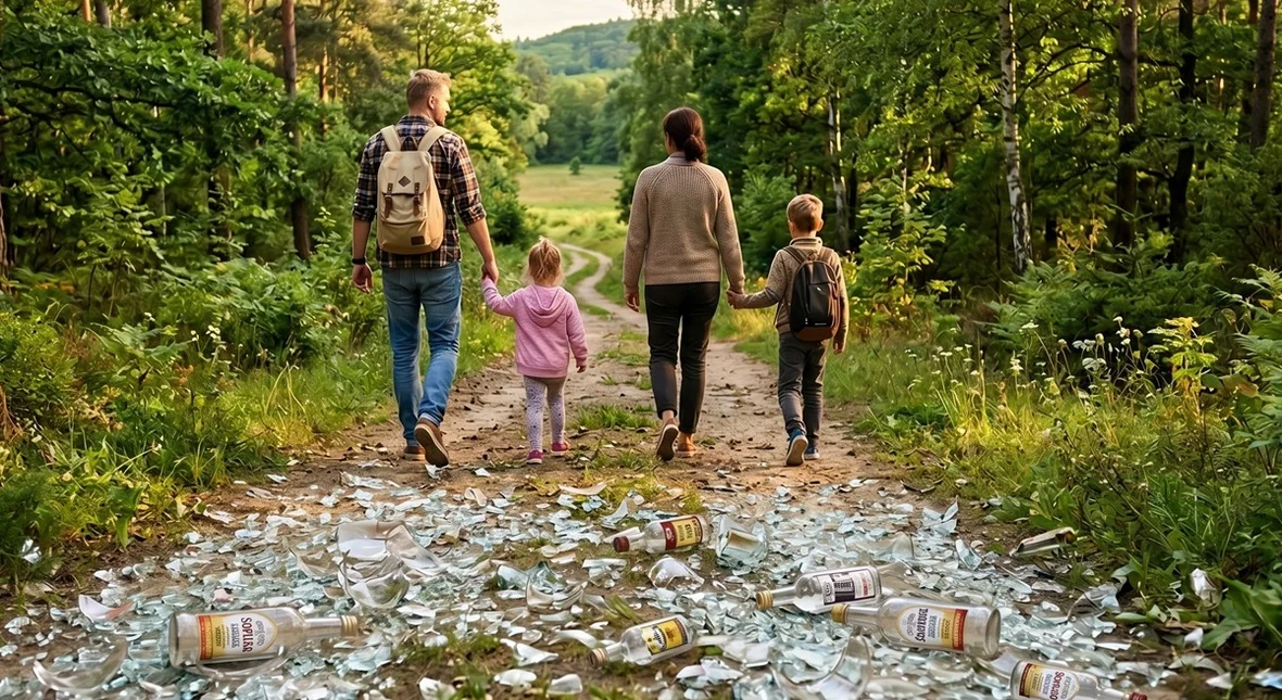 Image for Pokazał, do czego prowadzi brak kaucji. Piękna dolinka zamieniła się w wysypisko