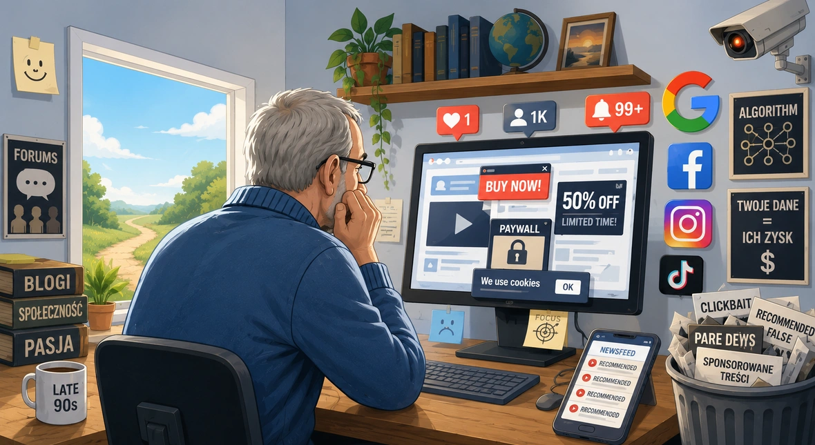 Image for Dzisiejszy internet nie jest już moim internetem. I wcale nie dlatego, że jestem boomerem