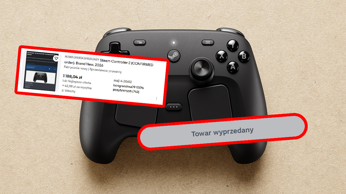 Steam Controller to hit. Gracze wyczyścili magazyny Valve