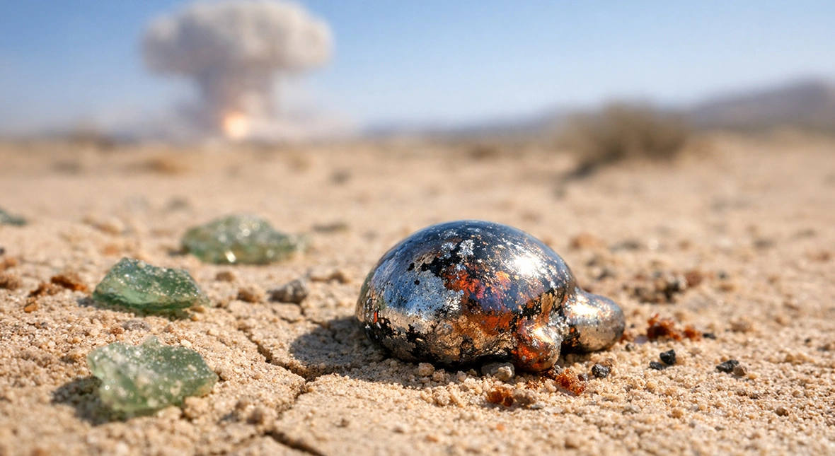 Image for Niezwykłe kryształy z pierwszej bomby atomowej. Uczeni zaglądają do wnętrza