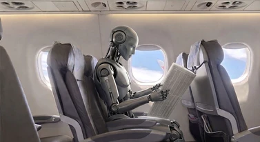 Robot pasażerem samolotu? Pierwsze linie lotnicze mówią, co o tym sądzą